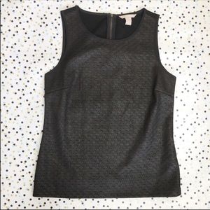 Banana Republic Black Woven Tank Blouse